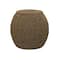 Household Essentials 19" Woven Natural Seagrass Storage End Table